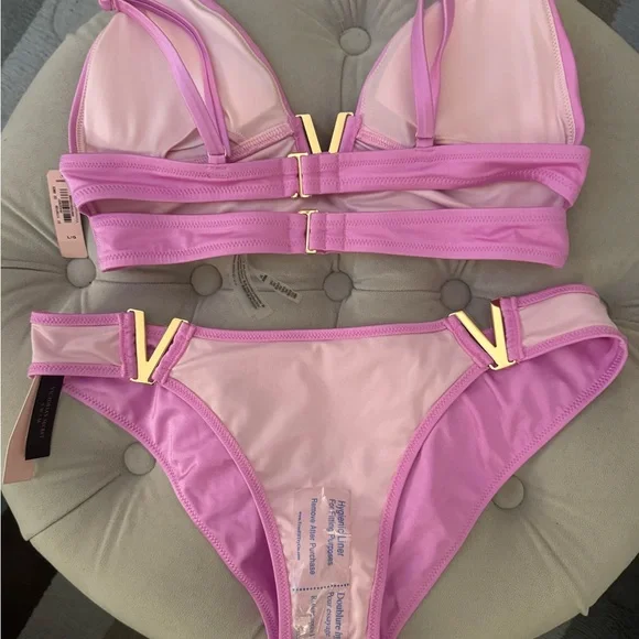 Victoria Secret Pink V-Hardware Cheeky Bikini Set - Picture 5 of 8